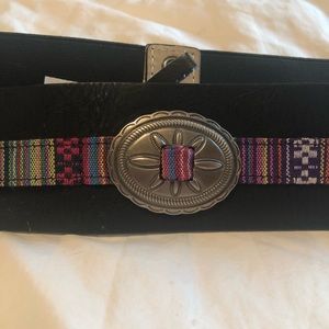 Colorful concho belt